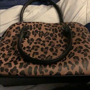 Leopard print handbag